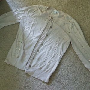 Gold-Studded Cardigan